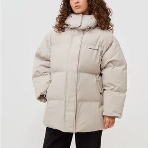 DAILY PAPER The Nicole Puffer in Nacreous Clouds Beige